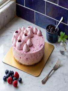 Mix Berry Eggless Cake