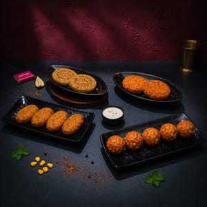Veg Kebab Crunch Platter