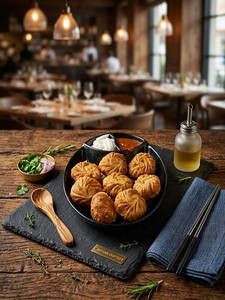 Fried Momos (8pcs.)