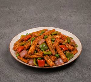 Baby Corn Chilli Dry