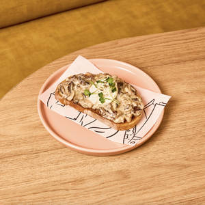 Creamy Truffle Mushroom Toast