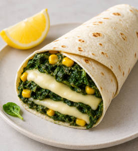 Double Cheese Maka Palak Wrap