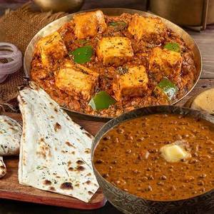 Dal Makhani + Kadhai Paneer + Butter Naan Meal