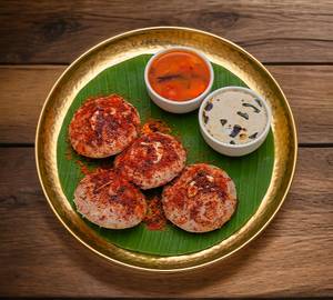 Millet Ghee Karam Idli (3 Pieces)