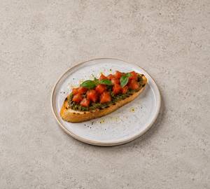 Pesto Tomato Basil Bruschetta