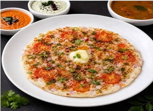 Benne Tomato Onion Uttappam