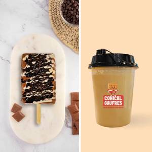 Milky Bar Waffle Combo