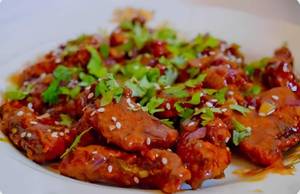 Fish In Schezwan Sauce Dry