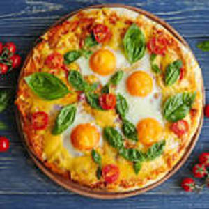 Egg pizza
