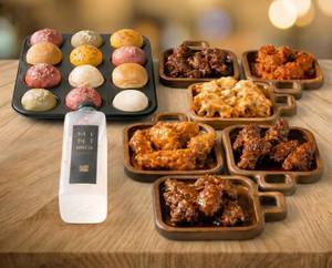 Drip Box Reg - 30pcs (Serves 4-5) Buns, 1000ml Mint