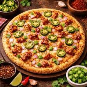 Salami Chicken Pizza