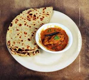 Paratha & Chicken Kasha