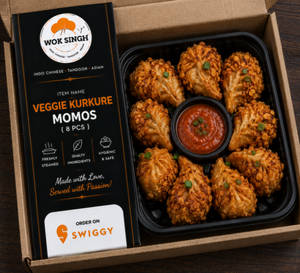 Kurkure  Vegetable Momo [8 pcs]