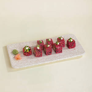 Beetroot Avocado Cream Cheese Sushi