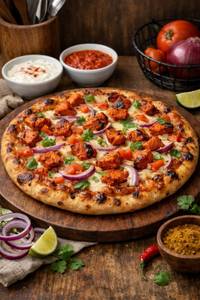 Italian Chicken Makhani Pizza