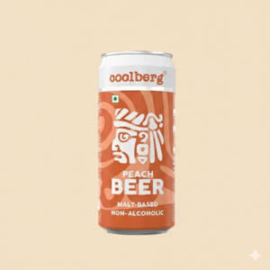 CAN - COOLBERG PEACH 300ML