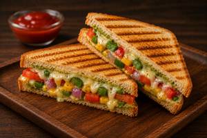 Cheese Paper Onion Sandwich