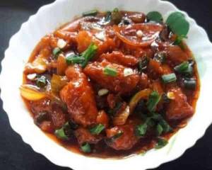 Chicken In Hot Garlic Sauce Gravy