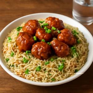 Chicken Manchurian Fried Rice