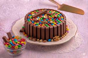 KitKat and Gems Cake