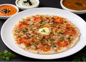 Benne Tomato Onion Uttappam