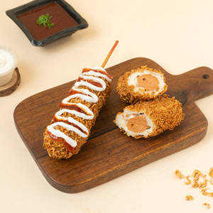 Ramyun Corndog (Non-Veg)