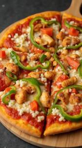 Peri Peri Chicken Sauce Capsicum Pizza