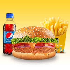 Veg burger combo