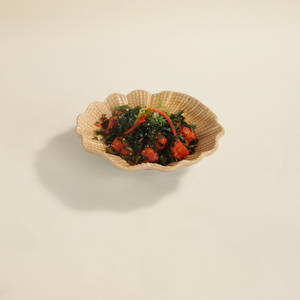 Crackling Spinach Cottage Cheese