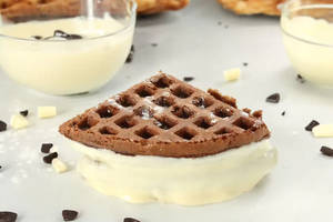Milkybar waffle