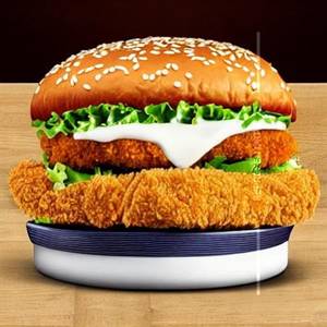 Chicken Nuggets Burger