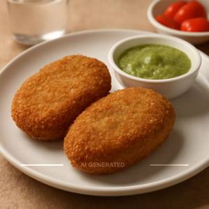 Veg Cutlet [2pcs]