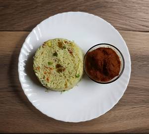 Chicken Kosha With Fried Rice
