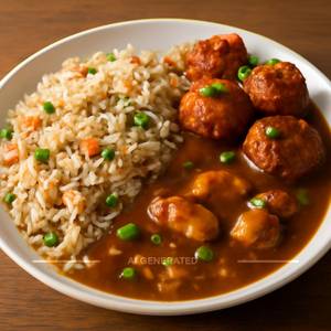 Chicken Triple Fried Rice 