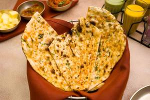 Stuffed Garlic Naan