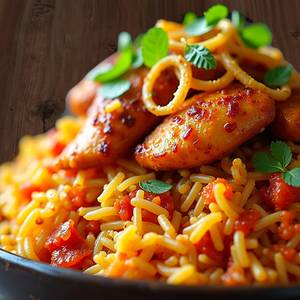 Fried Rice + Chilli Chicken