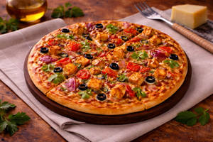 Smoky Paneer BBQ Pizza