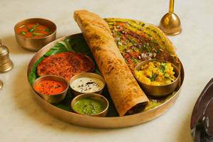 Thattu Idli [1 Piece] + Mysore Masala Dosa