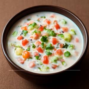 Mix veg raita                                                                                                                                 