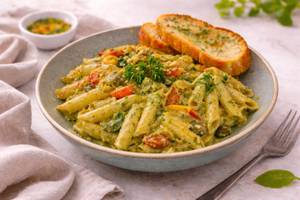 Fresh Basil Pesto Pasta (Options - Jain / Regular)