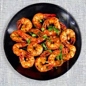Prawn Pepper Fry Dry