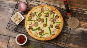 Garlic-to-pizza (medium (serves 2, 24.5 Cm))