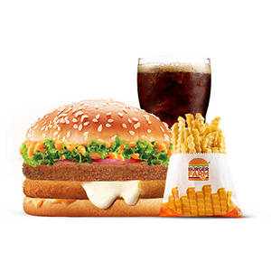 Cheesy Masala Cheeseburst Meal