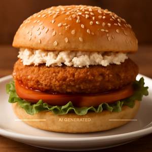 Classic Cheese Crunch Burger                                          