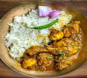 Bihari Style Chicken Curry Rice