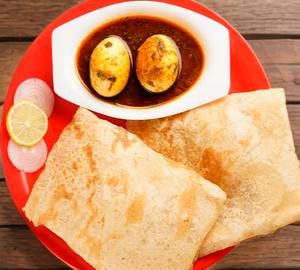 Matka Roti Egg Thali