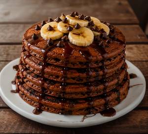 Chocolate Banana Pancakes