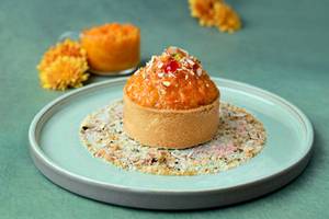 Gajar Halwa Crumble Tart