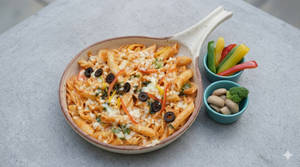 Veg. Pasta With Mix Sauce