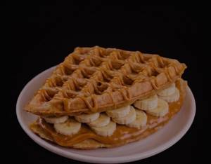 Banana Caramel Waffle